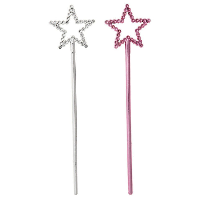 Uitdeelcadeautjes Toverstaffen Ster 18cm 8st van Unique koop je bij Partywinkel