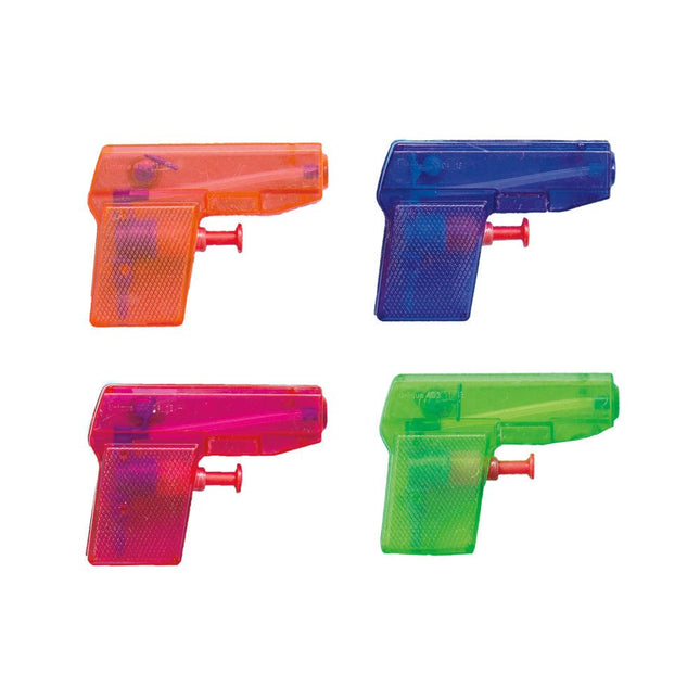 Uitdeelcadeautjes Waterpistooltjes 8cm 8st van Unique koop je bij Partywinkel
