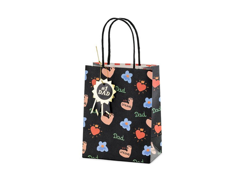 Uitdeeltasjes 1 Dad 18cm van Partydeco koop je bij Partywinkel