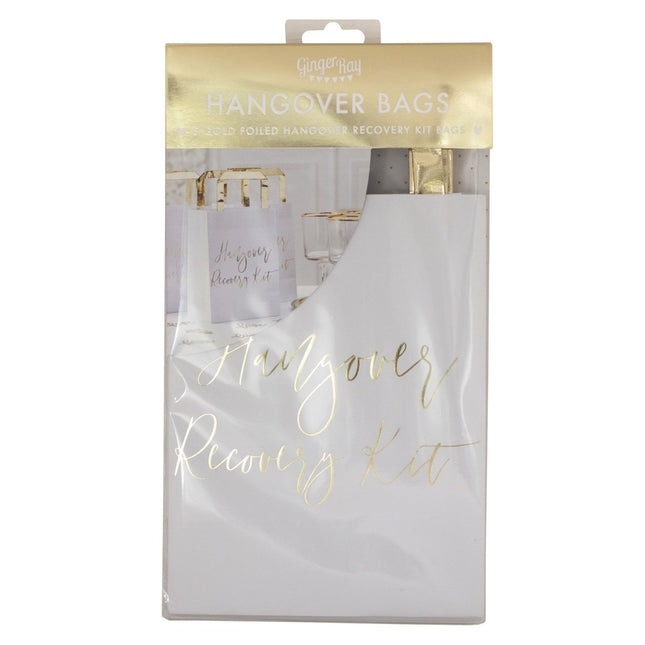 Uitdeeltasjes Hangover 27cm 5st van Ginger Ray koop je bij Partywinkel