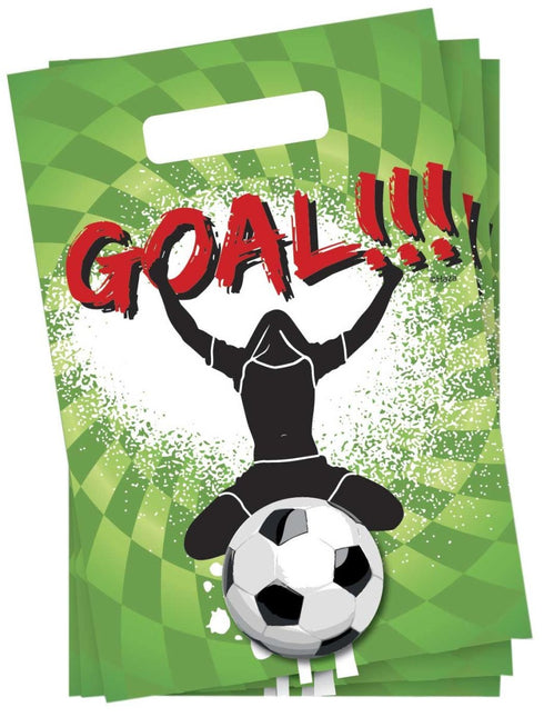 Uitdeelzakjes Goal 25,5cm 6st van Haza Witbaard koop je bij Partywinkel