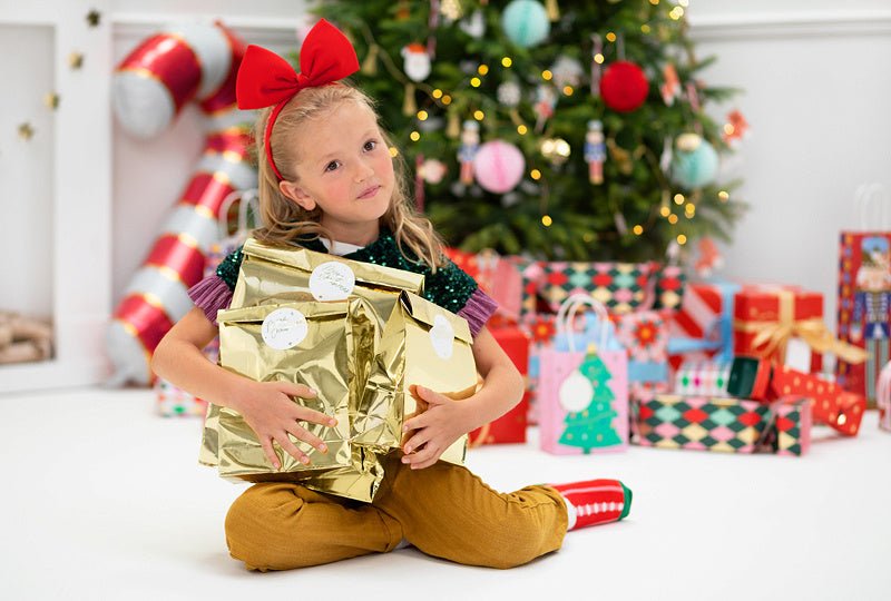 Uitdeelzakjes Goud 38cm 3st van Partydeco koop je bij Partywinkel