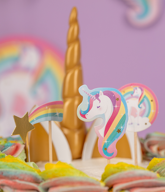 Unicorn Cocktailprikkers van Paper Dreams koop je bij Partywinkel