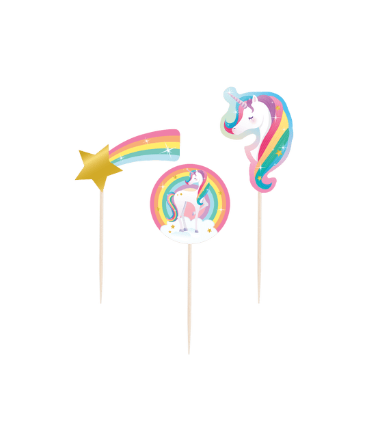 Unicorn Cocktailprikkers van Paper Dreams koop je bij Partywinkel