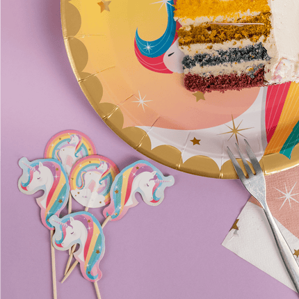 Unicorn Cocktailprikkers van Paper Dreams koop je bij Partywinkel