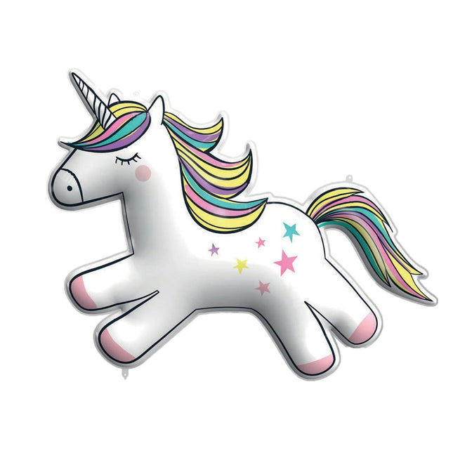 Unicorn Helium Ballon Regenboog Leeg van Procos koop je bij Partywinkel