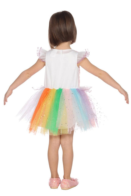 Unicorn Jurk Meisje Glitters van Wilbers & Wilbers koop je bij Partywinkel