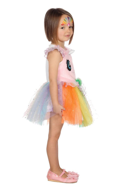 Unicorn Jurk Meisje Glitters van Wilbers & Wilbers koop je bij Partywinkel