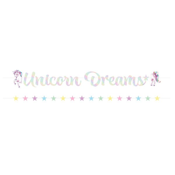 Unicorn Letterslinger 2m 2 delig van Riethmueller koop je bij Partywinkel