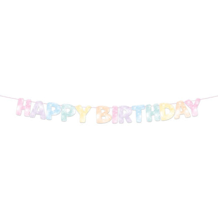 Unicorn Letterslinger Happy Birthday 3m van WeFiesta koop je bij Partywinkel