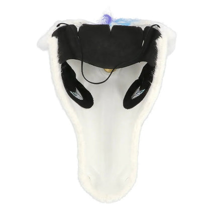 Unicorn Masker Pluche van Boland koop je bij Partywinkel