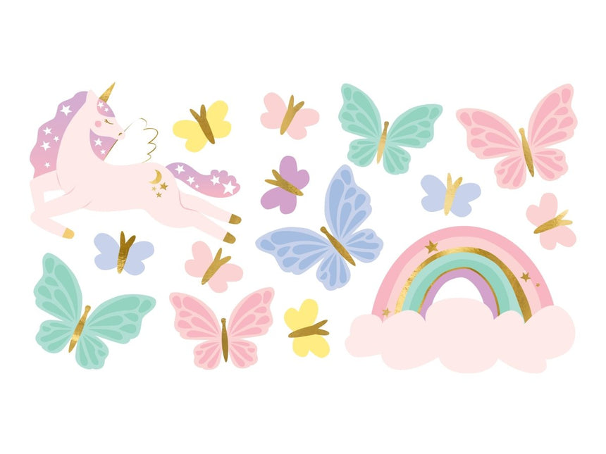 Unicorn Nep Tattoos van Partydeco koop je bij Partywinkel