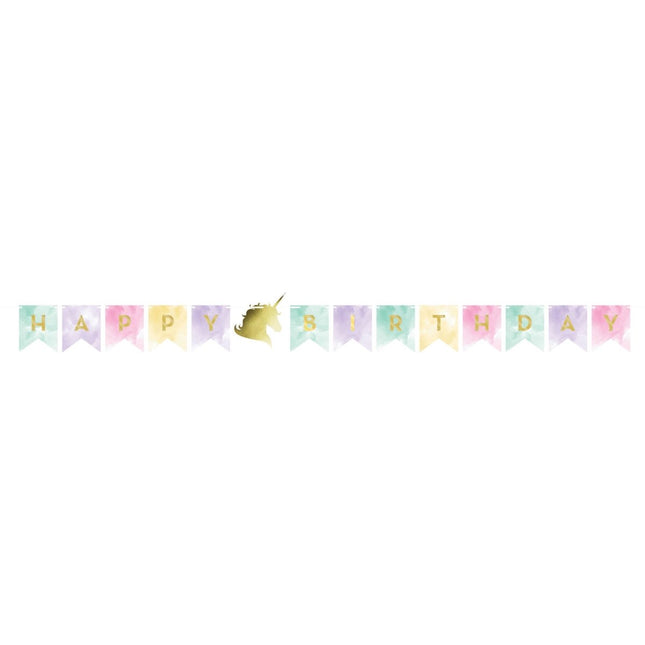 Unicorn Slinger 2,4m van Creative Converting koop je bij Partywinkel