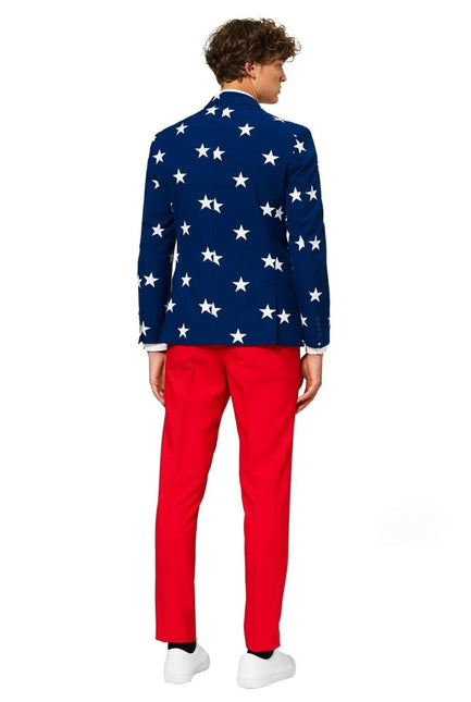 USA Stars Stripes Pak Heren OppoSuits van OppoSuits koop je bij Partywinkel