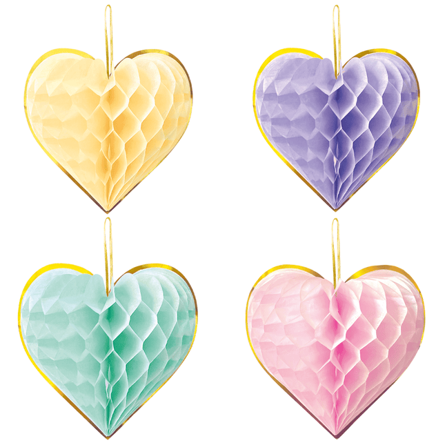 Valentijnsdag Hangdecoratie 23cm 4st van WeFiesta koop je bij Partywinkel