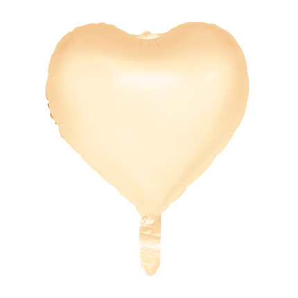 Valentijnsdag Helium Ballon Geel Pastel Leeg 45cm van WeFiesta koop je bij Partywinkel