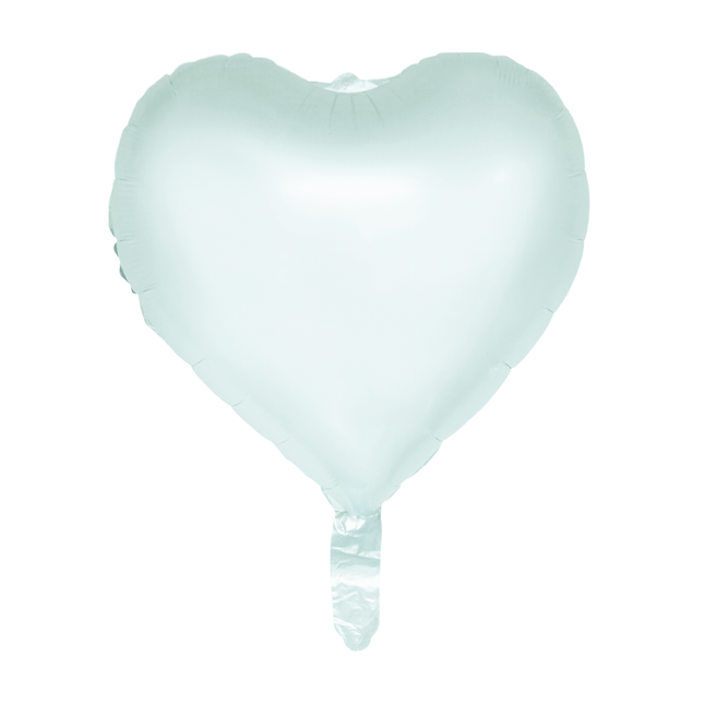 Valentijnsdag Helium Ballon Groen Pastel Leeg 45cm van WeFiesta koop je bij Partywinkel