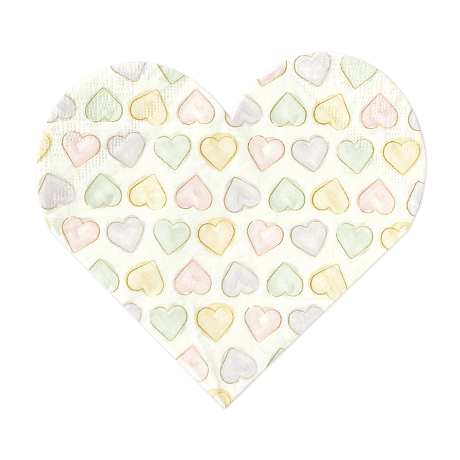 Valentijnsdag Servetten 33cm 20st van WeFiesta koop je bij Partywinkel