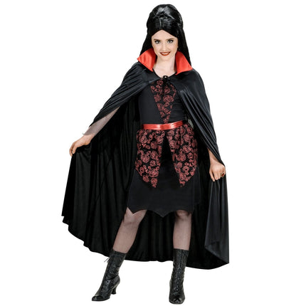 Vampier Cape Zwart Rood Kind van Widmann koop je bij Partywinkel
