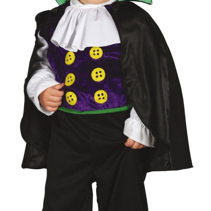 Vampier Halloween Kostuum Baby Zwart van Fiestas Guirca koop je bij Partywinkel