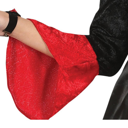 Vampier Halloween Kostuum Dames Rood Zwart van Fiestas Guirca koop je bij Partywinkel