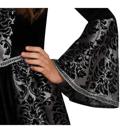 Vampier Halloween Kostuum Meisje Zilver van Fiestas Guirca koop je bij Partywinkel