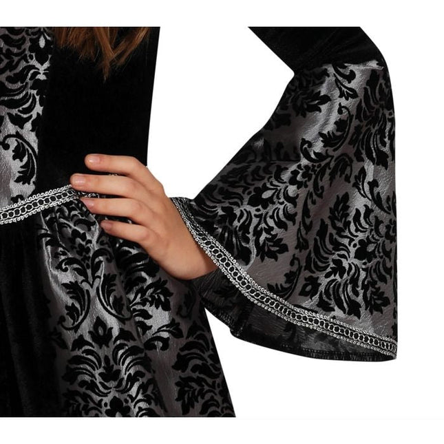 Vampier Halloween Kostuum Meisje Zilver van Fiestas Guirca koop je bij Partywinkel
