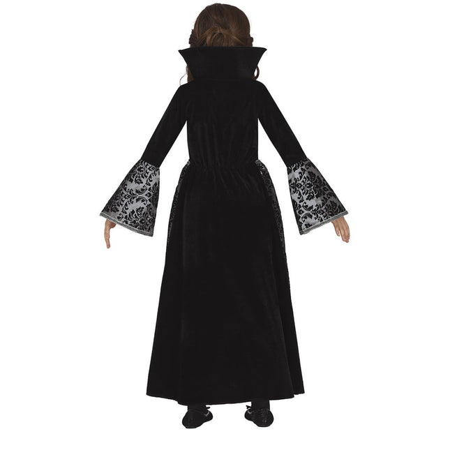 Vampier Halloween Kostuum Meisje Zilver van Fiestas Guirca koop je bij Partywinkel