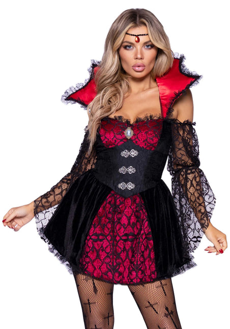 Vampier Jurk Dames Leg Avenue van Leg Avenue koop je bij Partywinkel