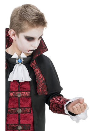 Children's Vampire Costume, Black and Red