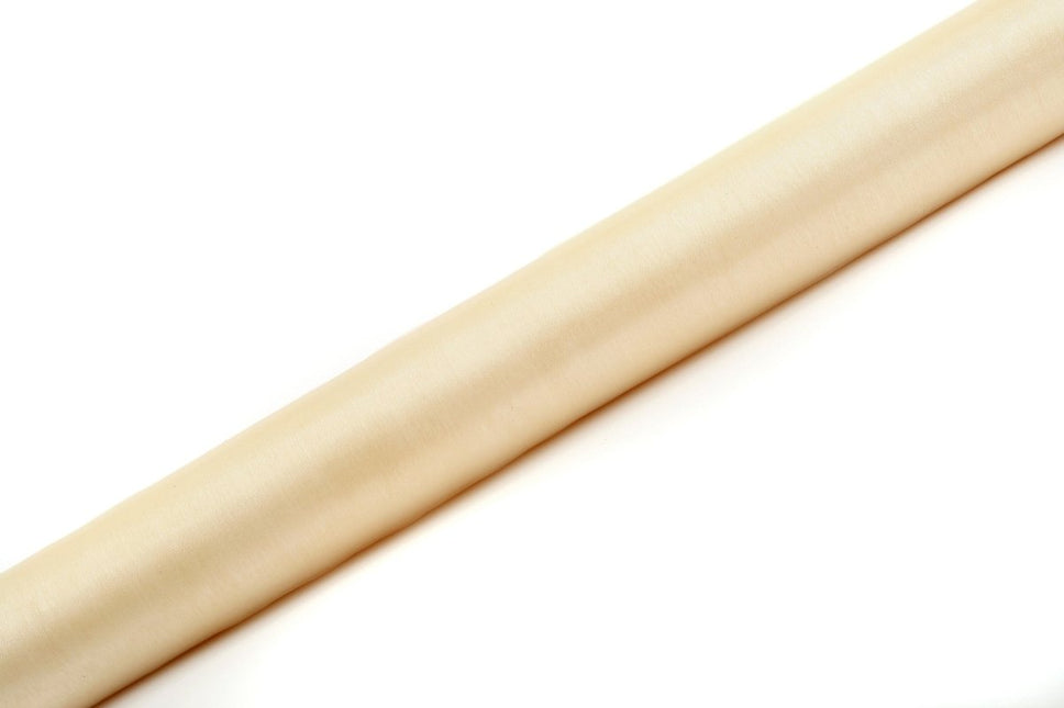 Vanille Creme Organza Stof 36cm 9m van Partydeco koop je bij Partywinkel