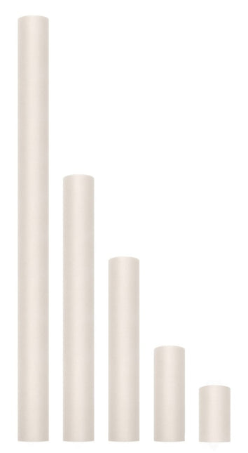 Vanille Creme Tule Rol 30cm 9m van Partydeco koop je bij Partywinkel