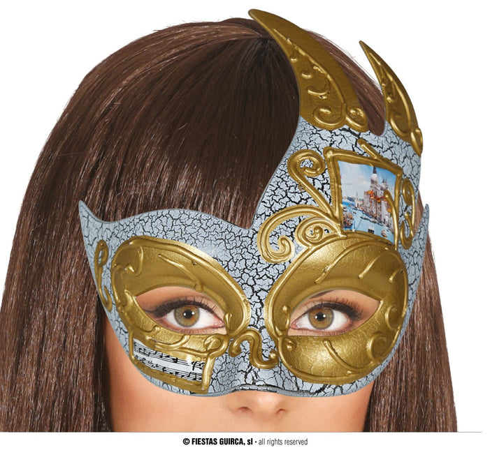 Venetiaans Oogmasker Goud van Fiestas Guirca koop je bij Partywinkel