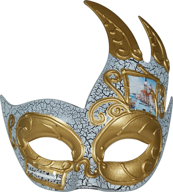 Venetiaans Oogmasker Goud van Fiestas Guirca koop je bij Partywinkel