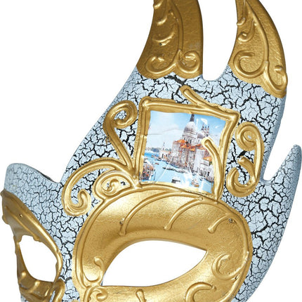 Venetiaans Oogmasker Goud van Fiestas Guirca koop je bij Partywinkel