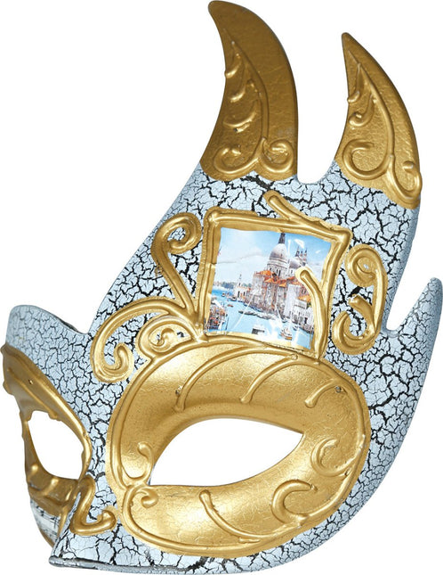 Venetiaans Oogmasker Goud van Fiestas Guirca koop je bij Partywinkel