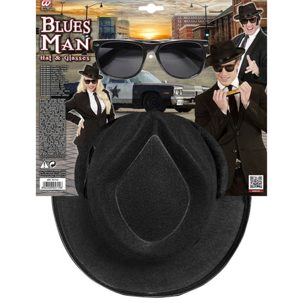 Verkleedset Blues Man 2 delig van Widmann koop je bij Partywinkel