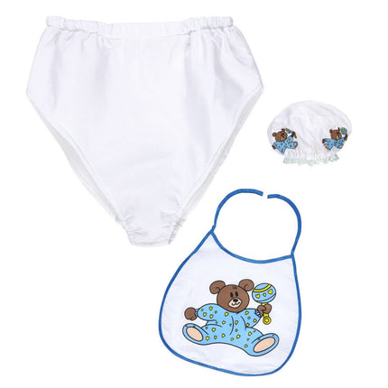 Verkleedset Grote Baby Jongen Blauw Wit van Widmann koop je bij Partywinkel