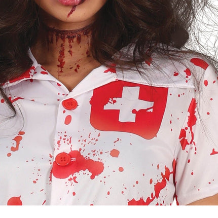 Verpleegster Halloween Kostuum Dames Bebloed van Fiestas Guirca koop je bij Partywinkel