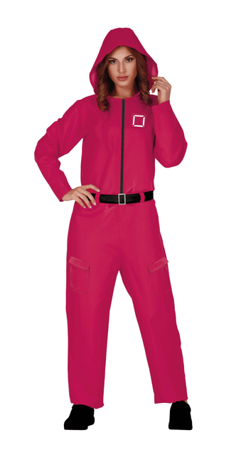 Vierkant Kostuum Dames Roze van Fiestas Guirca koop je bij Partywinkel