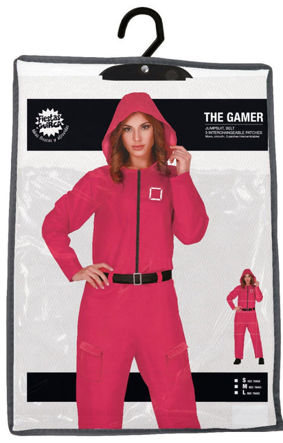 Vierkant Kostuum Dames Roze van Fiestas Guirca koop je bij Partywinkel