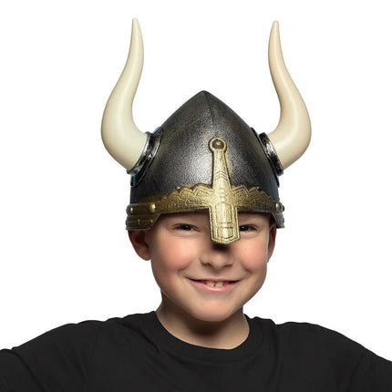 Viking Helm Zilver Kind van Boland koop je bij Partywinkel