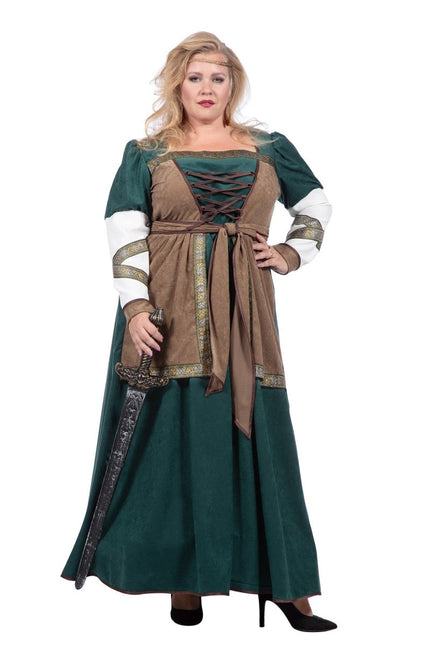 Viking Jurk Groen van Wilbers & Wilbers koop je bij Partywinkel