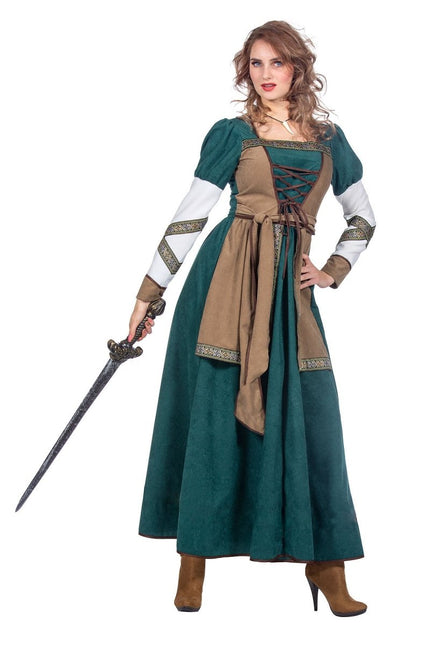 Viking Jurk Groen van Wilbers & Wilbers koop je bij Partywinkel