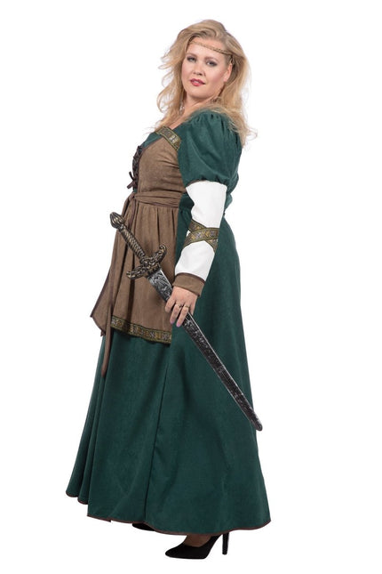 Viking Jurk Groen van Wilbers & Wilbers koop je bij Partywinkel