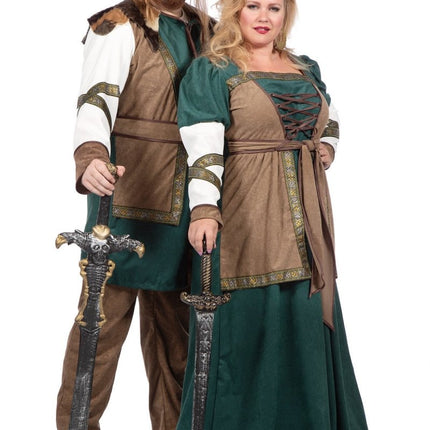 Viking Jurk Groen van Wilbers & Wilbers koop je bij Partywinkel