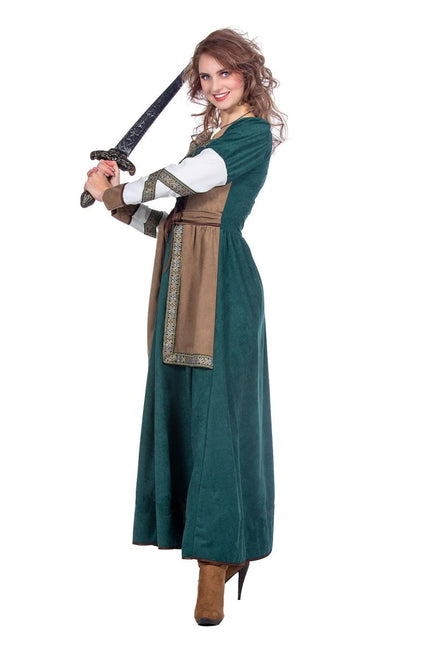 Viking Jurk Groen van Wilbers & Wilbers koop je bij Partywinkel