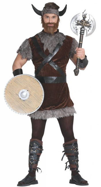 Viking Kostuum Bruin Grijs Heren van Fiestas Guirca koop je bij Partywinkel