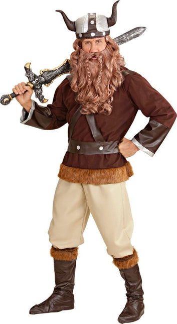 Viking Kostuum Bruin Heren van Widmann koop je bij Partywinkel