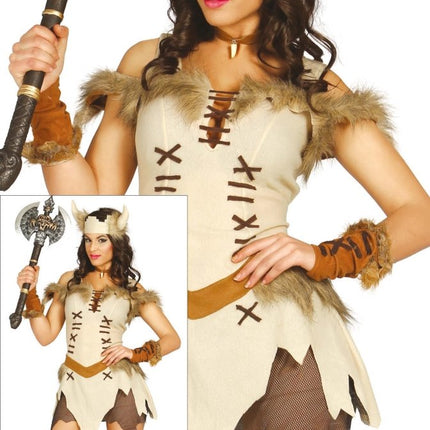 Viking Kostuum Dames Bruin van Fiestas Guirca koop je bij Partywinkel